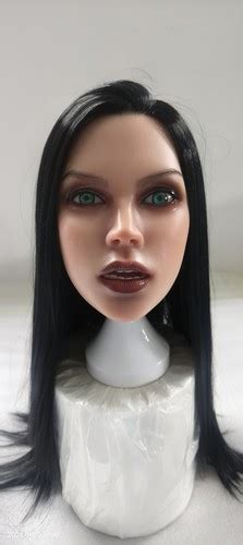 Real Oral Silicone Sex Doll Head Movable Jaw Implanted Hair Love Heads For Men EBay