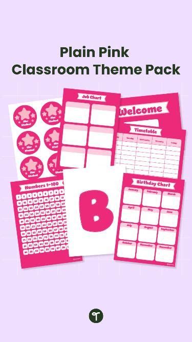 Pink Classroom Theme Pack
