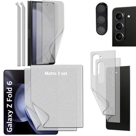 Set Pcs Samsung Galaxy Z Fold G Premium Tpu Film Screen