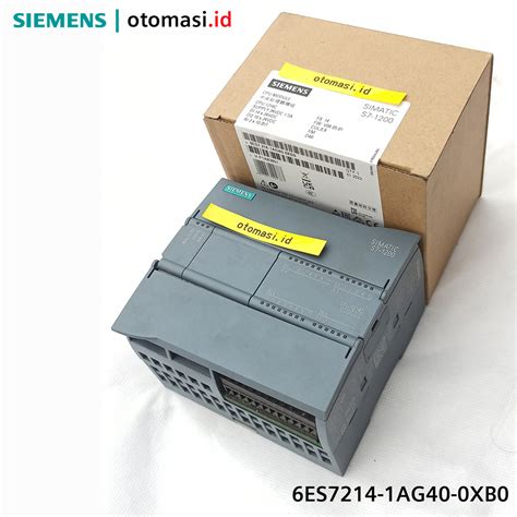 Jual 6ES7214-1AG40-0XB0 Compact CPU 1214C PLC Siemens Simatic S7-1200 ...