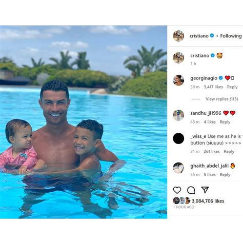 Georgina Rodriguez sends adorable reaction as Cristiano Ronaldo relaxes ...