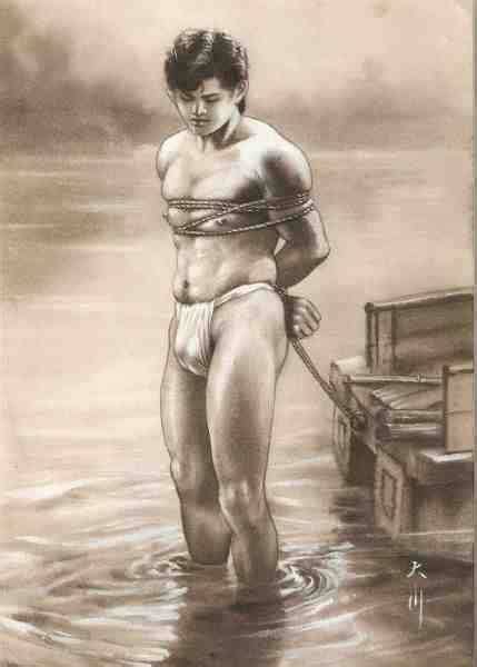 Thumbs Pro Japanese Gay Art Illustrations By Tatsuji Okawa From