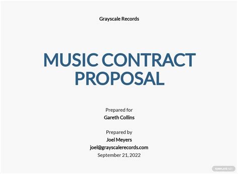 Music Proposal Template Printable Word Searches