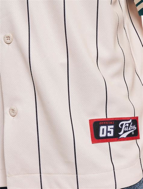 Fm223 002 1 Fubu Varsity Pinstripe Baseball Jersey Defshop 43287