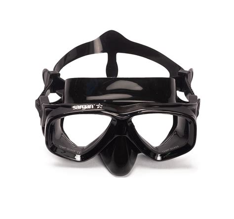 Купить SARGAN ДЕЛЬТА BLACK/BLACK, маска для подводного плавания с ...