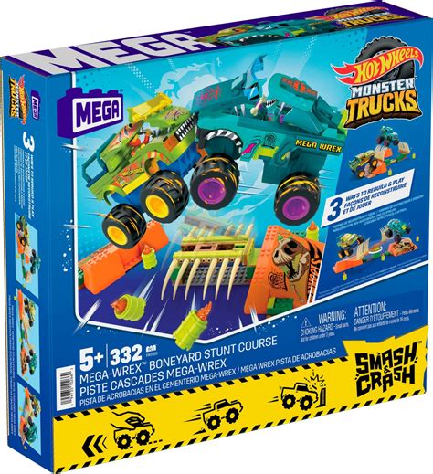 Hot Wheels Monster Truck Mega Bloks Set Mega Wrex