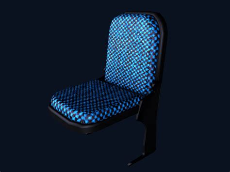 Foldable Municipal Bus Seat 3d Cad Model Library Grabcad