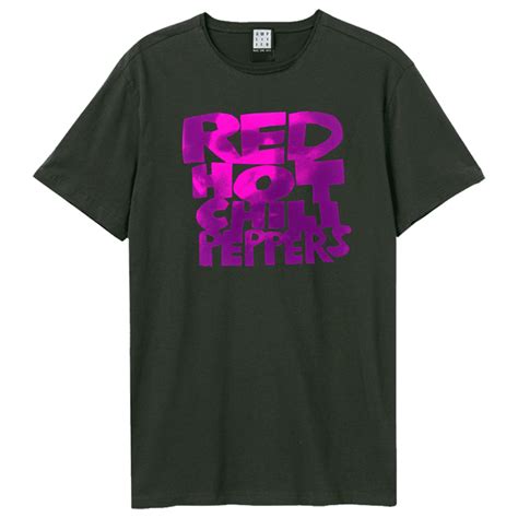 Text Neon Pink Red Hot Chili Peppers Tee T Shirt Free Shipping Over Hmv Store