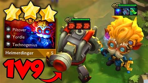 Heimerdinger Star With Triple Goldinator Best V Ever Tft Set