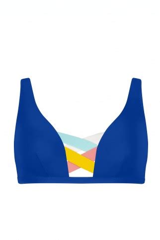 Designer Swimwear Bandage Bikini Deep Blue