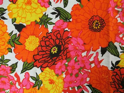 Groovy Floral Mid Century Fabrics Part X X The Groovy Archives