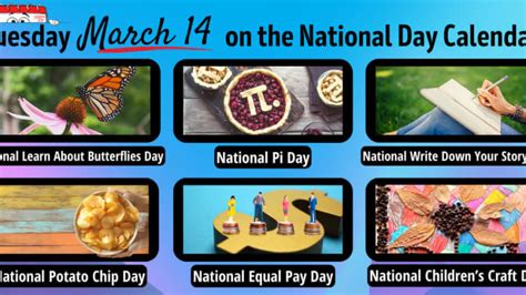 March 14 2023 National Pi Day National Potato Chip Day National