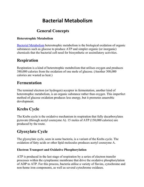 Bacterial Metabolismdocx