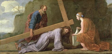 Jesus Carrying Cross Painting at PaintingValley.com | Explore ...