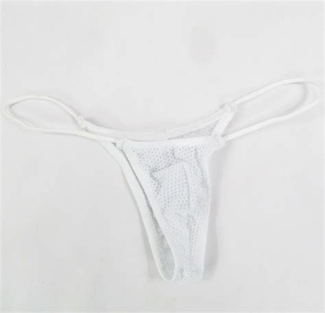 K D K Mens Micro Pouch Smallest Bikini String Thong Eyelet Sport Tricot Ebay