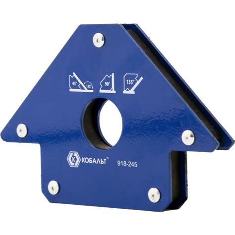 Угольник магнитный Стрелка (100 мм; 3 угла; до 22 кг) КОБАЛЬТ 918-245 ...