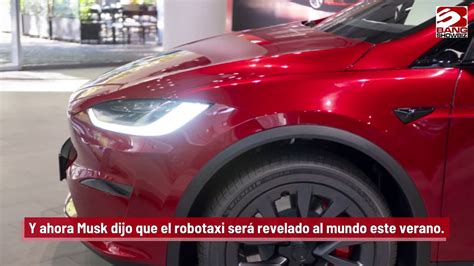 Afirma Elon Musk Que Tesla Presentará El Robotaxi El 8 De Agosto Vídeo Dailymotion