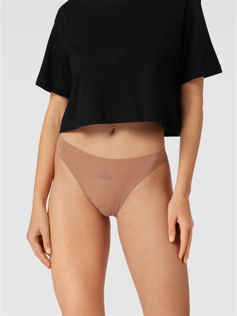 Adidas Sportswear Slip Mit Label Print Im Er Pack Modell Bikini Brief Hellbraun Online Kaufen
