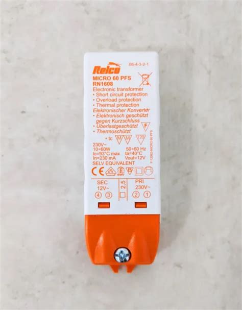 RELCO MICRO 60 PFS 10 ~ 60w Transformer Halogen Lamps £5.50 - PicClick UK