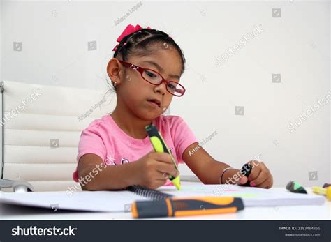 Yearold Brunette Latina Girl Autism Spectrum Stock Photo Shutterstock