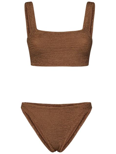 Buy Hunza G Xandra Bikini Brown At Off Editorialist