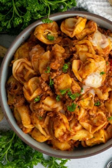 Cheesy Crock Pot Tortellini Slow Cooker Meals