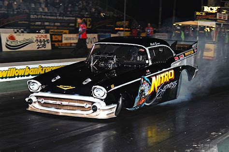 Nitro Express 1957 Chevy Funny Car Sets Australian Record