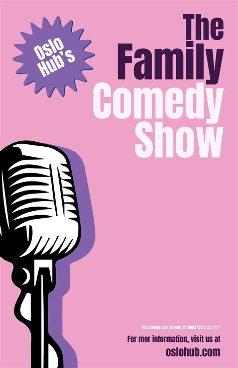 Editable Comedy Templates in Word to Download