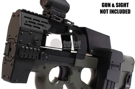 Nitro Vo P90 Armored Rail System For Tokyo Marui P90 Tr Ps90 Hc Can T Fit P90 Buy Airsoft