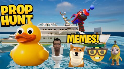 MEME YACHT PROP HUNT H3nr1 Fortnite Creative Map Code