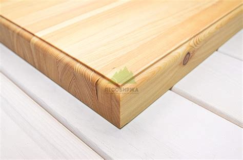 Столешница из лиственницы цельноламельная 40х600х1500 в Санкт ...