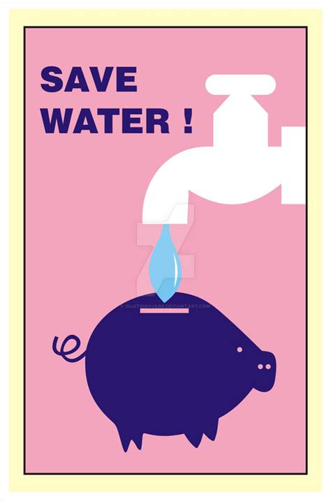 save water poster  sujitwanjare  deviantart