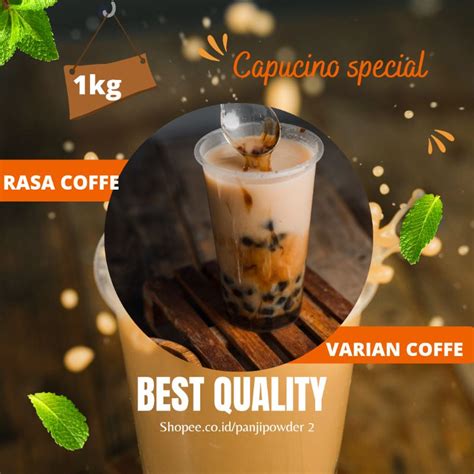 Jual BUBUK MINUMAN ANEKA RASA COFFE CAPUCINO SPECIAL KEMASAN 1KG