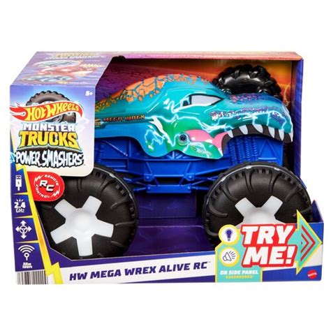 HOT WHEELS Monster Truck Mega Wrex Alive JBD90 Samochód zdalnie sterowany niskie ceny i opinie