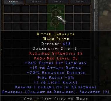 Lld 2os Eth Repair Armor Eth Rep Javelin Topic D2jsp