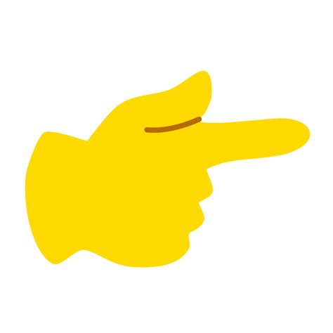 Yellow Hand Showing Symbol Png 11099617 Png