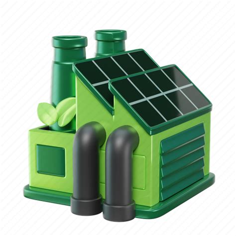 Green, house 3D illustration - Download on Iconfinder