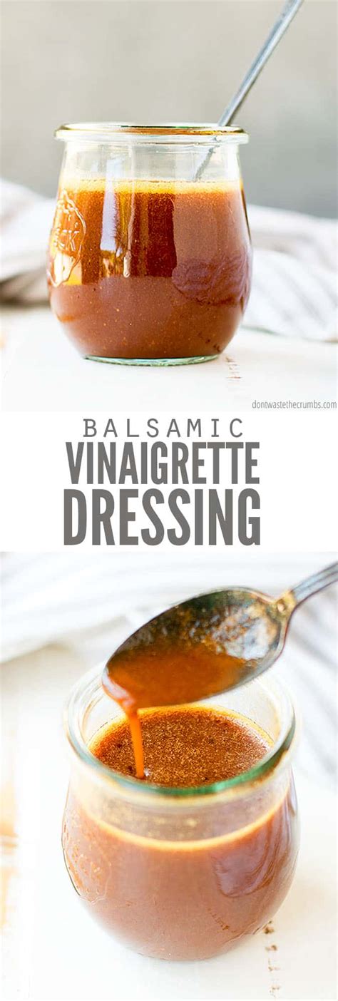 The Best Healthy Balsamic Vinaigrette Recipe 3 Ingredients