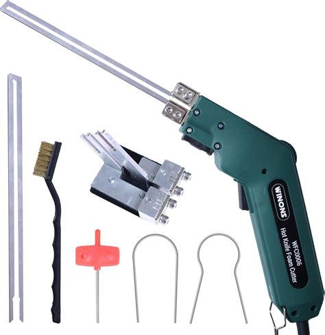 WINONS Hot Knife Foam Cutter Electric Styrofoam Cutting Tool 200W With Adapter For Curve And