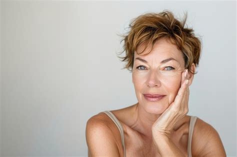 Confident Mature Woman Portrait Premium Ai Generated Image