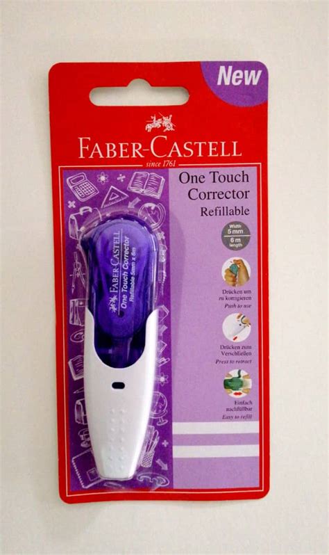 FABER CASTELL ONE TOUCH CORRECTOR REFILLABLE 5MM X 6M 169209 No 1