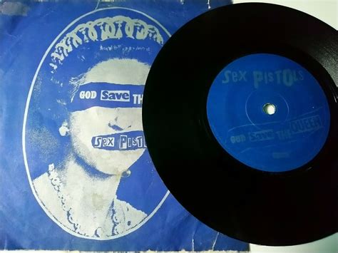 Popsike Sex Pistols God Save The Queen Rare Orig Single Punk Rock Damned A