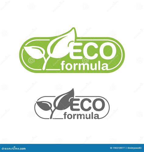 Eco Formula Stamp in Eco-friendly Decoration Stock Vector ...