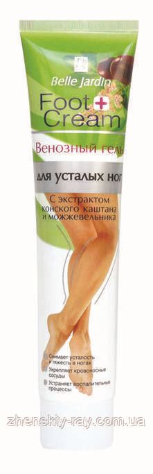 Венозный гель для усталых ног BELLE JARDIN с экстрактом конского ...