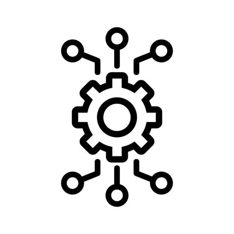 Automation Icon Vector Isolated Contour Symbol Illustration