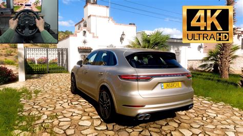 porsche cayenne turbo forza horizon  thrustmaster  rs youtube