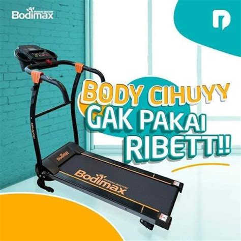 Jual Bodimax Running Machine Treadmill Fitness Gym Jogging Machine