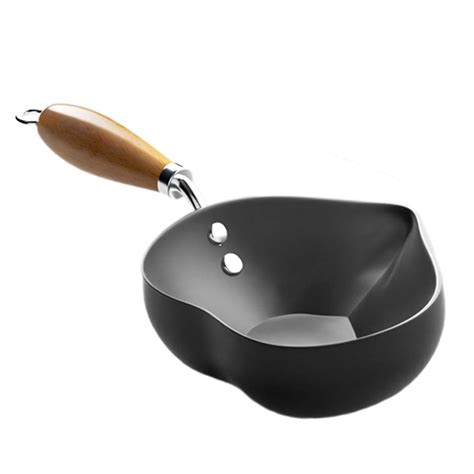 Mornei Mini Hot Oil Pan Butter Melting Pot Cookware Oil Warmer Pot Nonstick Mini Frying Without