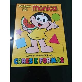 Turma Da Monica Vamos Aprender As Cores E Formas Shopee Brasil