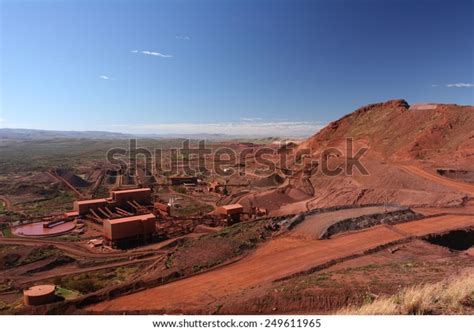 Iron Ore Mining Operations Pilbara Region Stock Photo (Edit Now) 249611965